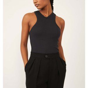 NWOT Free People Gold Valley Tank / Black